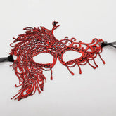 Nessiworld Red Lace Masquerade Mask No 4